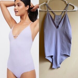 Intimately Free Free People Move Along Ribbed
Lilac Purple Bodysuit sz m/L
